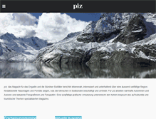 Tablet Screenshot of pizmagazin.ch